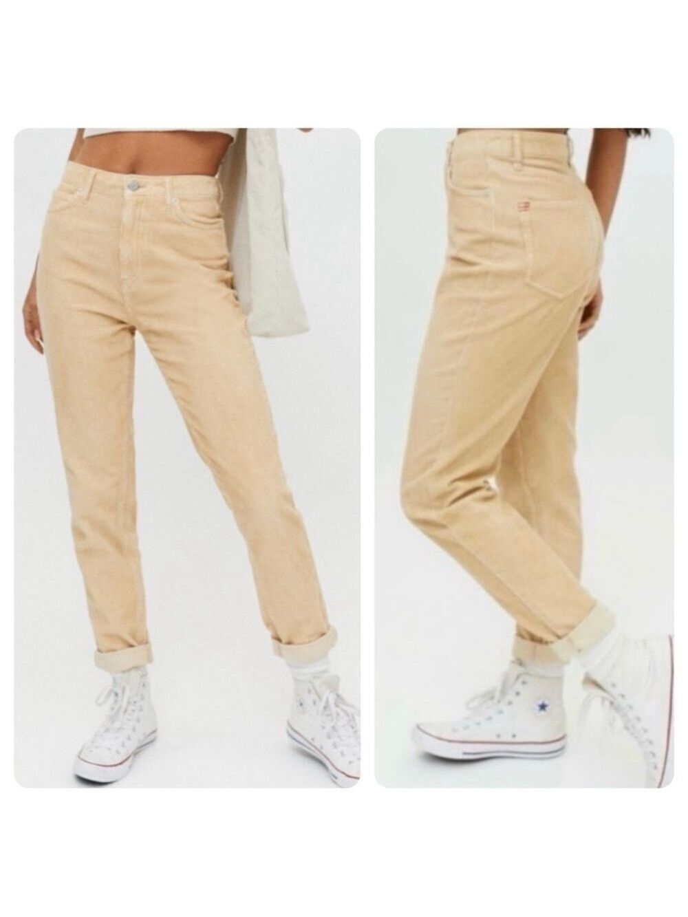 NWT BDG Urban Outfitters Corduroy High Rise Mom Pants Jeans Size 31 Brand New